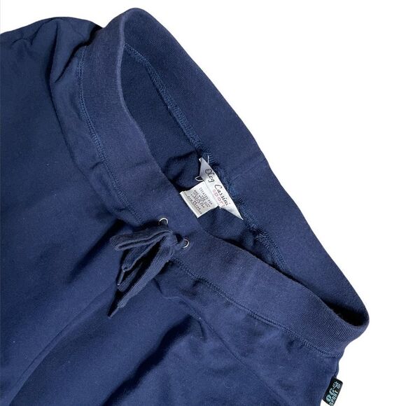 Blue Drawstring Sweat Pants - Straight leg - Picture 6 of 6